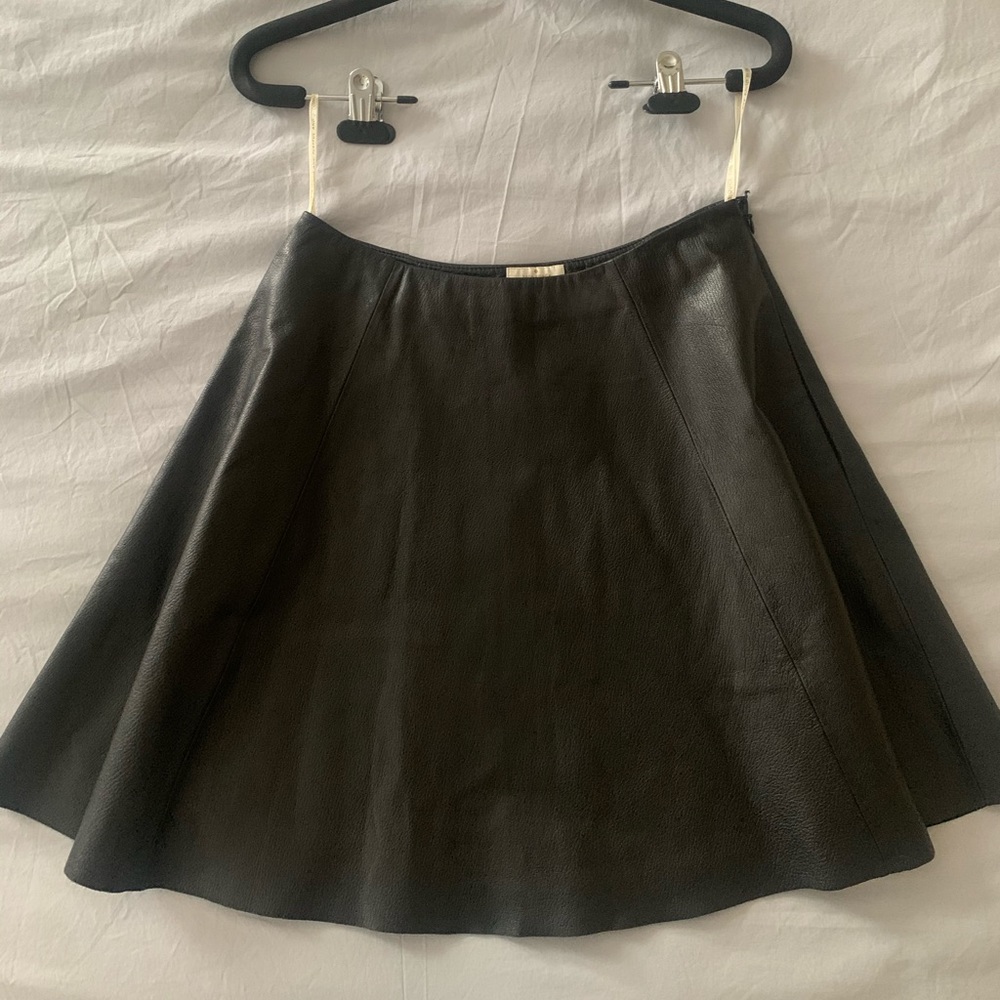 Kate Spade Leather Skirt Size 2